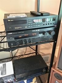 Yamaha Receiver and NHT Amplifier
