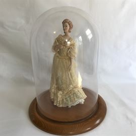 Domed Dresden-Style Woman in Lace Figurine              http://www.ctonlineauctions.com/detail.asp?id=719919