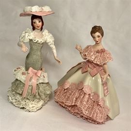 Two Dresden Lace Style Beauties            http://www.ctonlineauctions.com/detail.asp?id=719921
