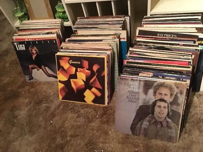 TONS of LP's - records for days!
