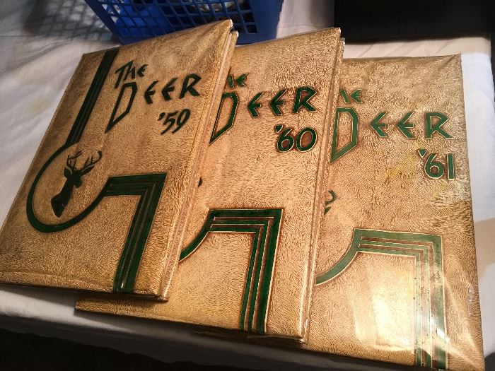 Vintage Deer Park High School Yearbooks - 1959-1961 - "The Deer"