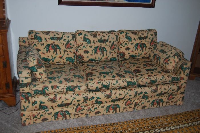 Animal Print Couch