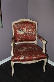 English & Oriental inspired side chair