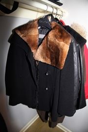 Alegri Cashmere Jacket with removable beaver collar 
