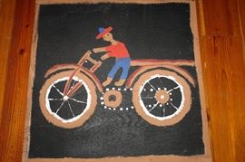 Jimmy Lee Suddeth - Folk artist - "boy on Bicycle"