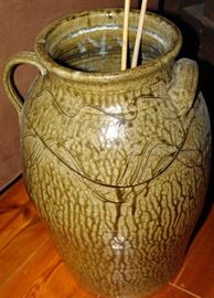 Michael Croker two handle crock.