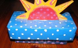 James John folk art box