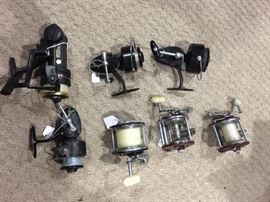 Vintage fishing reels