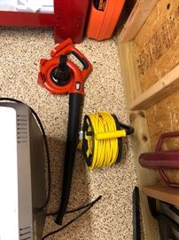 Extension Cord And Blower
