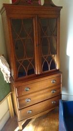 Mahogany china cabinet