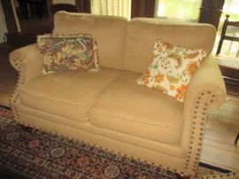 Loveseat with matching sofa