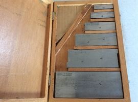 Helios precision machinist parallel bars. Made in Germany.