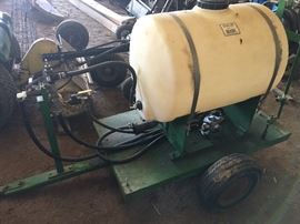 John Deere 55 gallon sprayer.