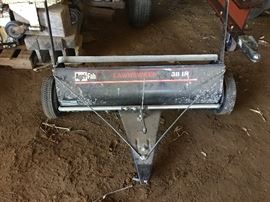 38" lawn sweeper