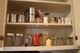 Salt & pepper shakers, timers, syrup dispensers