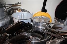 Pots and pans-everwear, farberware