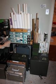 Posters & maps, slide magazines
