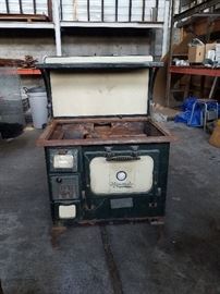 Wood burning cookstove, ready to be refurbished!