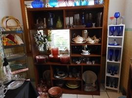Hand Blown Glassware..Plates, Serve ware