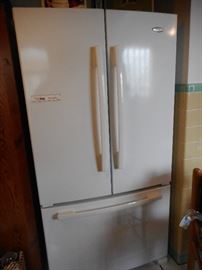 Whirlpool Gold  Side By Side Fridge, Bottom Pull out Freezer