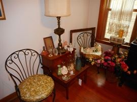 Mid Century Woodard Scroll Design, Chantilly Arm Chairs (4)