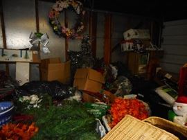 Christmas Trees in Boxes..Wreaths, Garland, Light Up Garland, Ornaments..