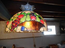 Stained Glass Leaded Light Fixture