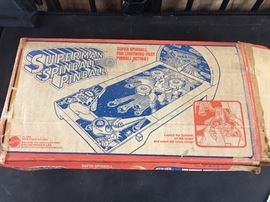 Superman Spinball Pinball Game by Mattel
