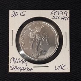 2015 .9999 Silver Calgary Stampede