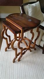 Baker Milling Road Collection nesting tables.