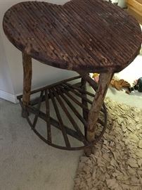 Stick Heart Shaped Table