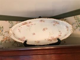 Antique Fish Platter Server