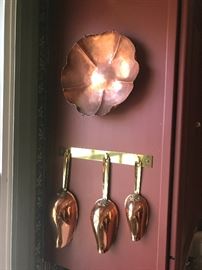 Copper scoopers 