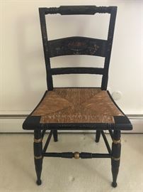 Hitchcock rush seat chairs 