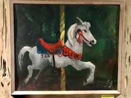 Carousel Horse painting 