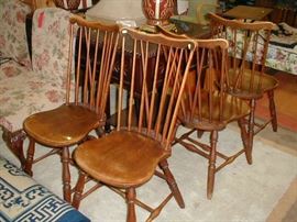 set of 1920s chairs