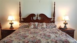 Thomasville king size rice bed
