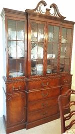Mahogany china cabinet