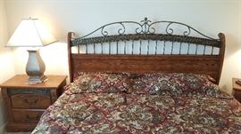 Ashley king size. Brand new mattress