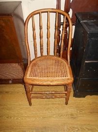 Cute antique spindle chair