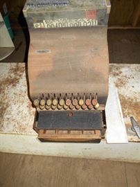 Antique cash register