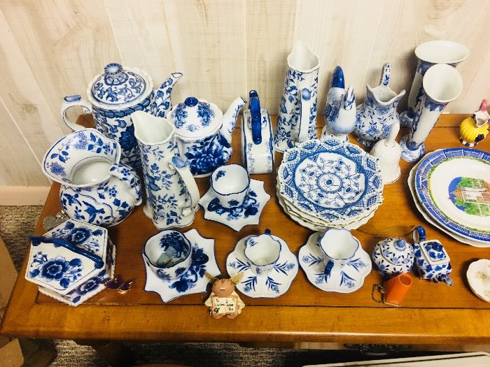 Lots of blue and white!