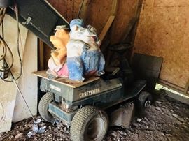 Craftsman mower for parts
Chalk ware piggy banks