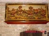 Large framed tapestry with English Hunting Scene