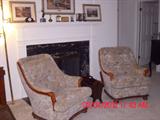 2 side chairs from Belgium