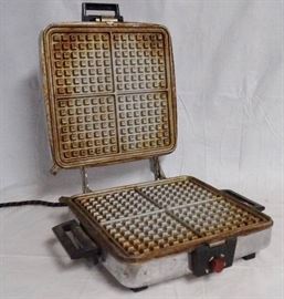 Vintage Fostoria Waffle Maker / Griddle Reversible ...