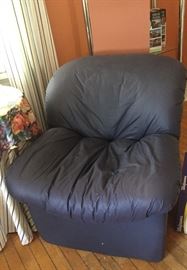 Blue Fluff Chair

