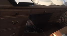 wood desk