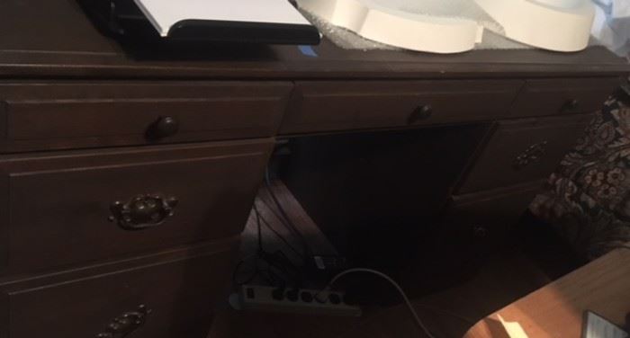 wood desk