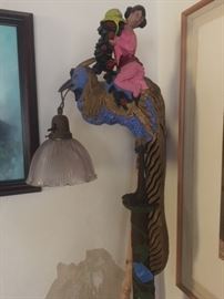 vintage art lamp